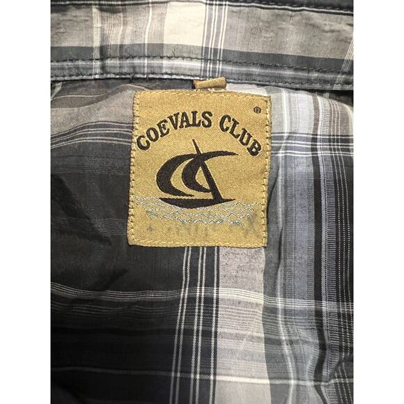 The North Face Long Sleeve Black & Gray Checkered Button Down Size L - Picture 3 of 3